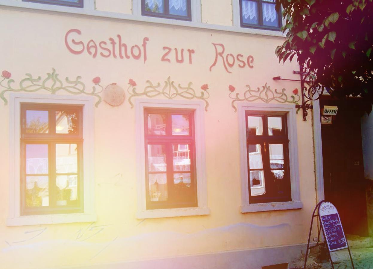 Gasthaus & Pension "Zur Rose" Veimar Exterior foto